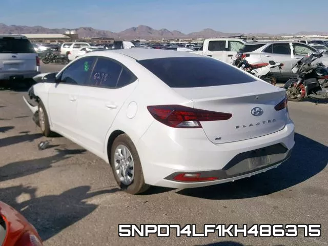 5NPD74LF1KH486375 фото 3