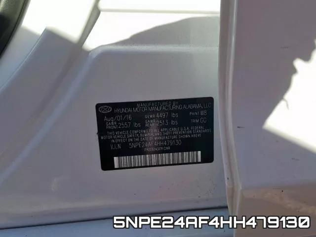 5NPE24AF4HH479130 фото 2