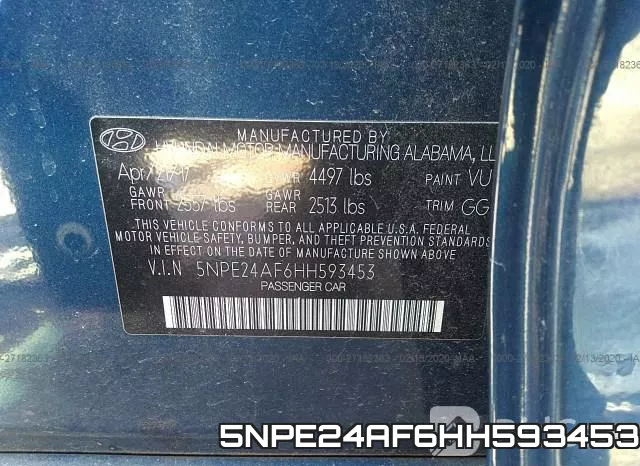 5NPE24AF6HH593453 фото 10