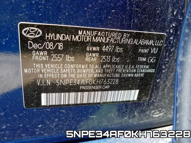 5NPE34AF0KH763228 фото 2
