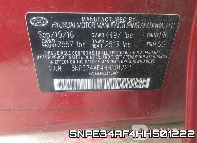 5NPE34AF4HH501222 фото 6