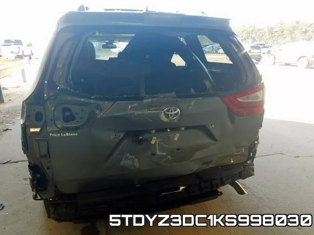 5TDYZ3DC1KS998030 фото 10