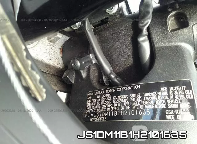 JS1DM11B1H2101635 фото 2