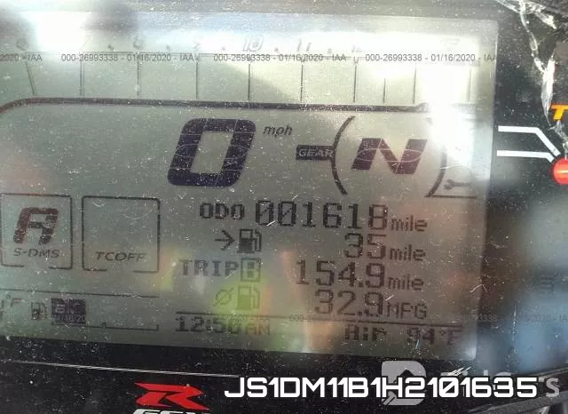 JS1DM11B1H2101635 фото 8