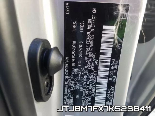 JTJBM7FX7K5238411 фото 2
