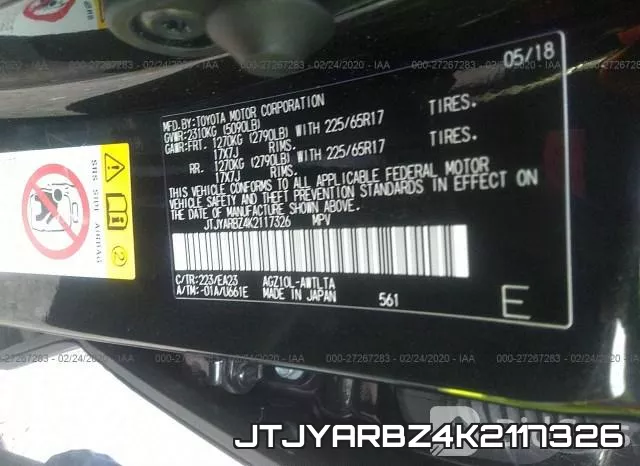 JTJYARBZ4K2117326 фото 10
