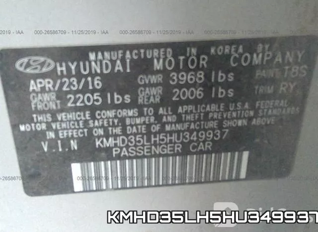 KMHD35LH5HU349937 фото 6