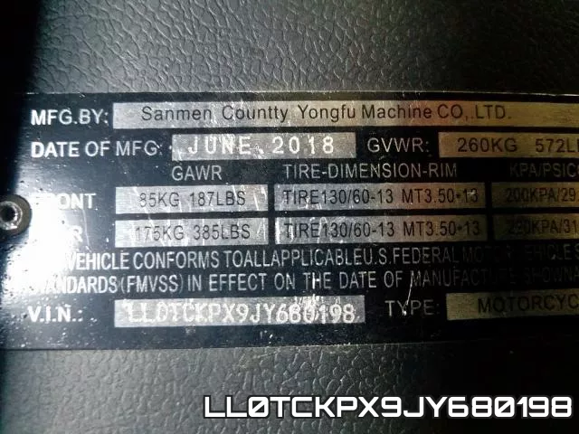 LL0TCKPX9JY680198 фото 2