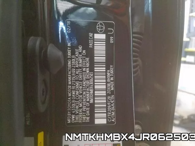 NMTKHMBX4JR062503 фото 2