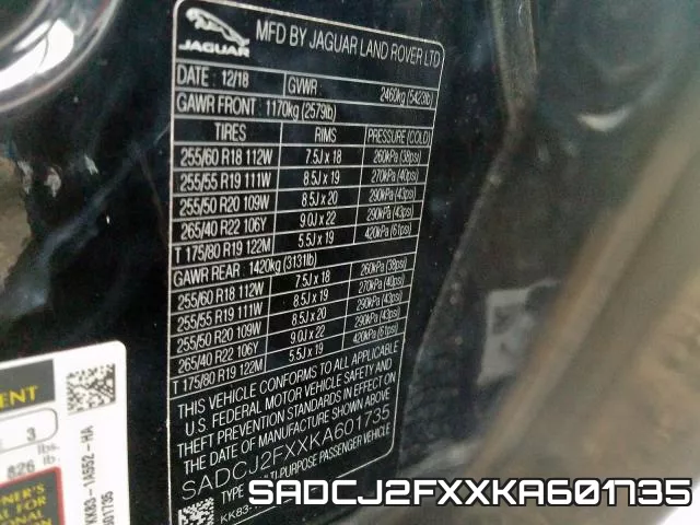 SADCJ2FXXKA601735 фото 2