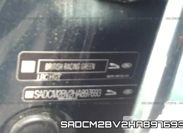 SADCM2BV2HA897693 фото 10