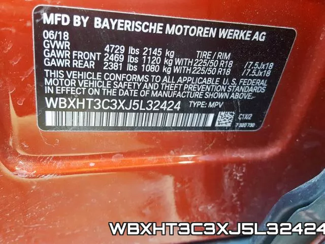 WBXHT3C3XJ5L32424 фото 2
