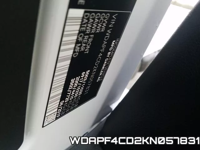 WDAPF4CD2KN057831 фото 2