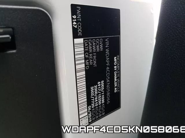 WDAPF4CD5KN058066 фото 2