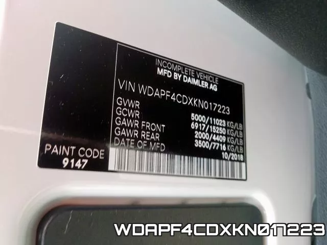 WDAPF4CDXKN017223 фото 2