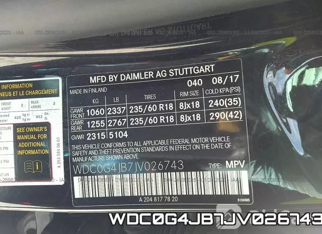 WDC0G4JB7JV026743 фото 10