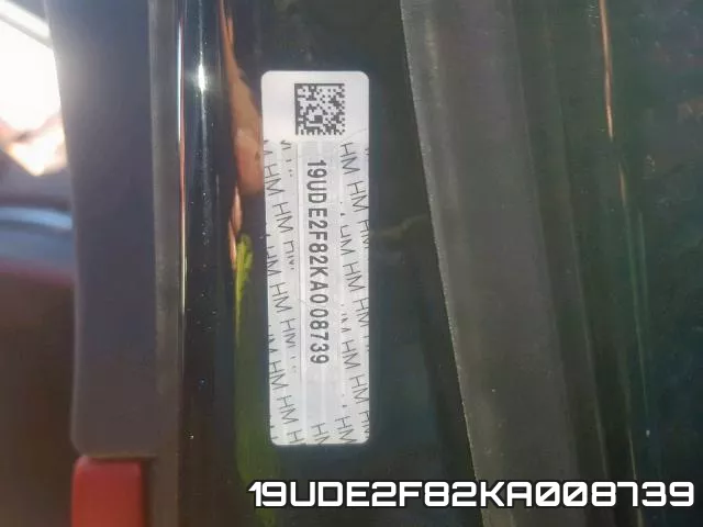19UDE2F82KA008739 фото 2