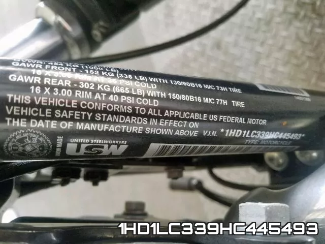 1HD1LC339HC445493 фото 2