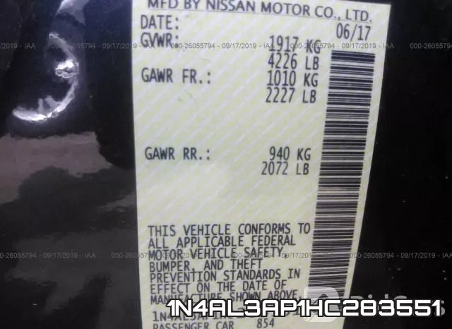 1N4AL3AP1HC283551 фото 10