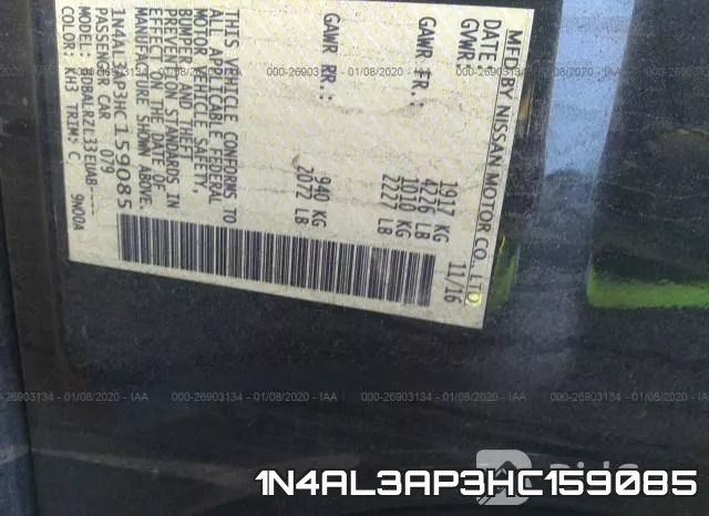 1N4AL3AP3HC159085 фото 10