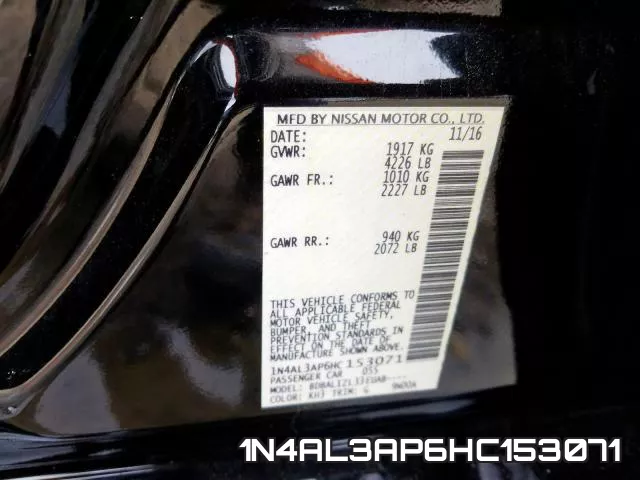1N4AL3AP6HC153071 фото 2