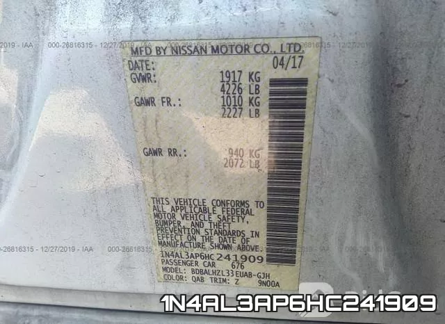 1N4AL3AP6HC241909 фото 10