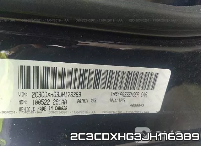 2C3CDXHG3JH176389 фото 10