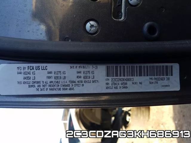 2C3CDZAG3KH686913 фото 2