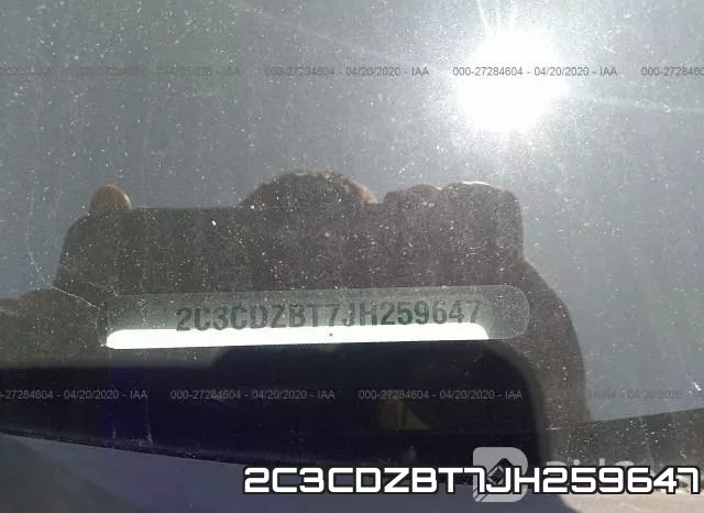 2C3CDZBT7JH259647 фото 6