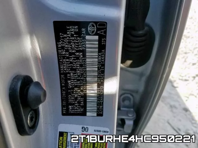2T1BURHE4HC950221 фото 2