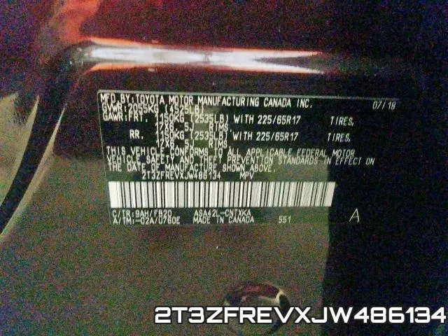 2T3ZFREVXJW486134 фото 2