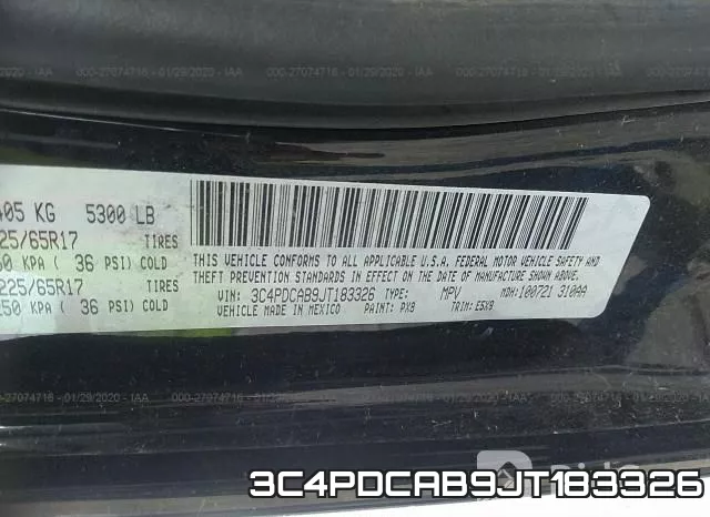 3C4PDCAB9JT183326 фото 10