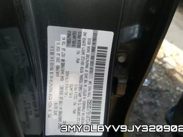 3MYDLBYV9JY320902 фото 2