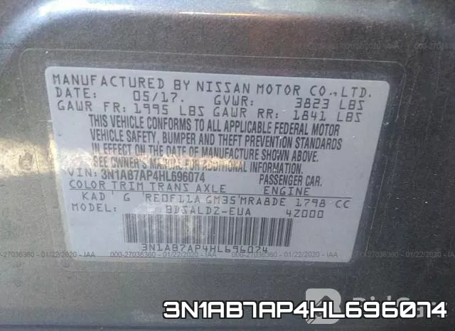 3N1AB7AP4HL696074 фото 10