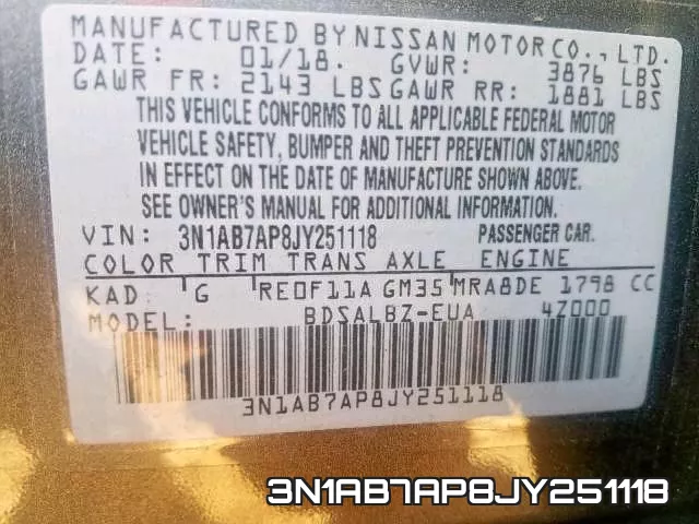 3N1AB7AP8JY251118 фото 2