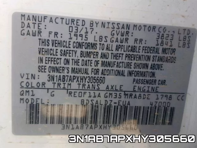 3N1AB7APXHY305660 фото 2