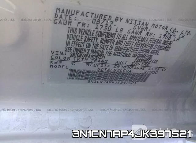 3N1CN7AP4JK397521 фото 10