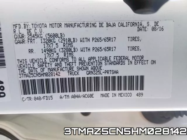 3TMAZ5CN5HM028142 фото 2