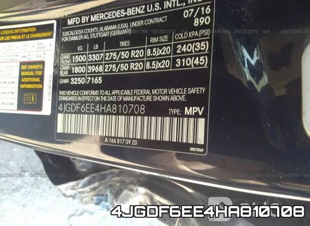 4JGDF6EE4HA810708 фото 10