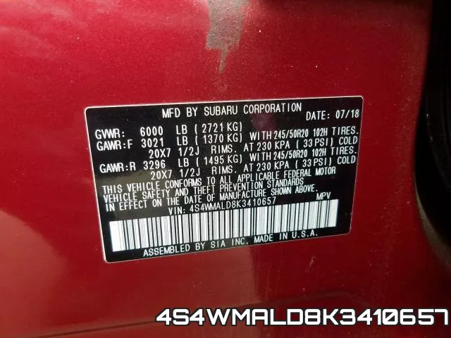 4S4WMALD8K3410657 фото 2