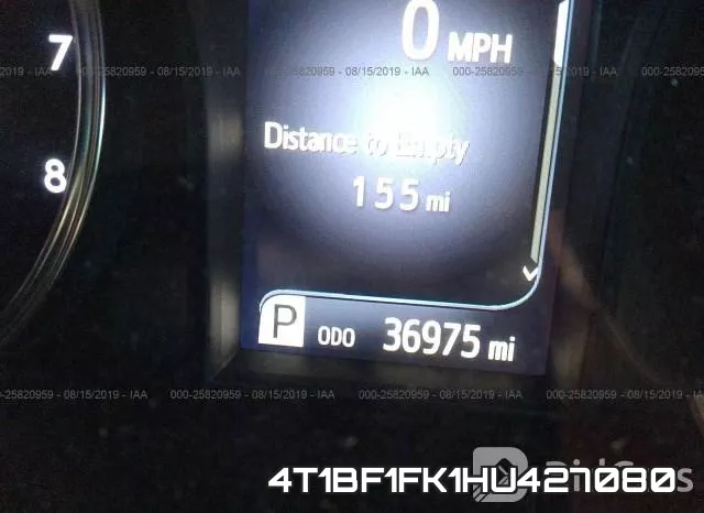 4T1BF1FK1HU427080 фото 8