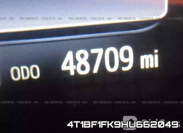 4T1BF1FK9HU662049 фото 8