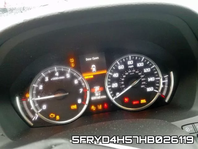 5FRYD4H57HB026119 фото 9