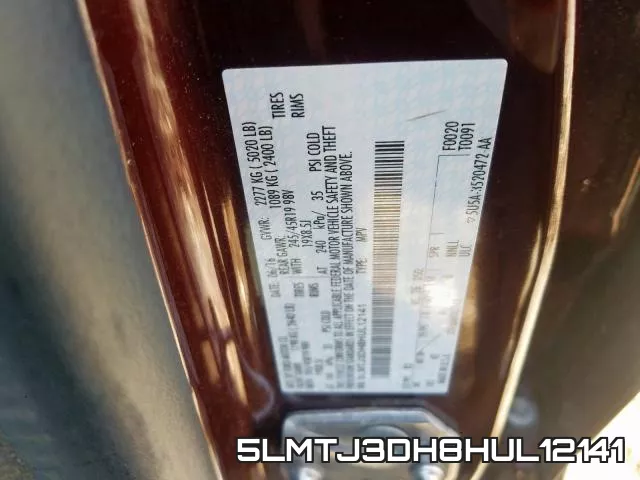5LMTJ3DH8HUL12141 фото 2
