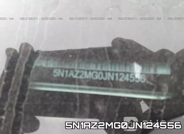 5N1AZ2MG0JN124556 фото 10
