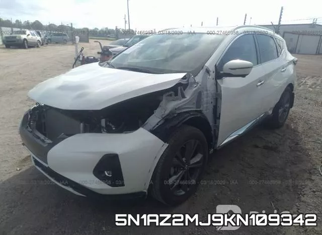 5N1AZ2MJ9KN109342 фото 3