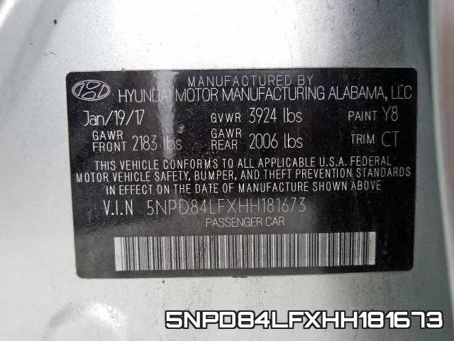 5NPD84LFXHH181673 фото 2