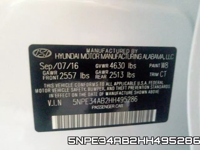 5NPE34AB2HH495286 фото 2
