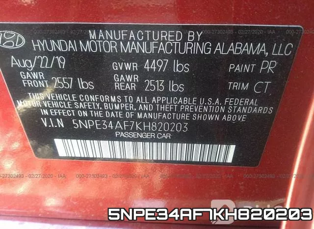 5NPE34AF7KH820203 фото 10