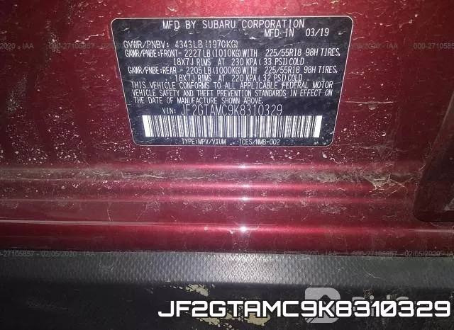 JF2GTAMC9K8310329 фото 10